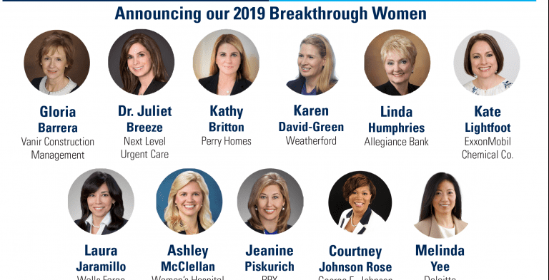 The Greater Houston Conference for Women Announces the 2019 Breakthrough Women | April 18, 2019